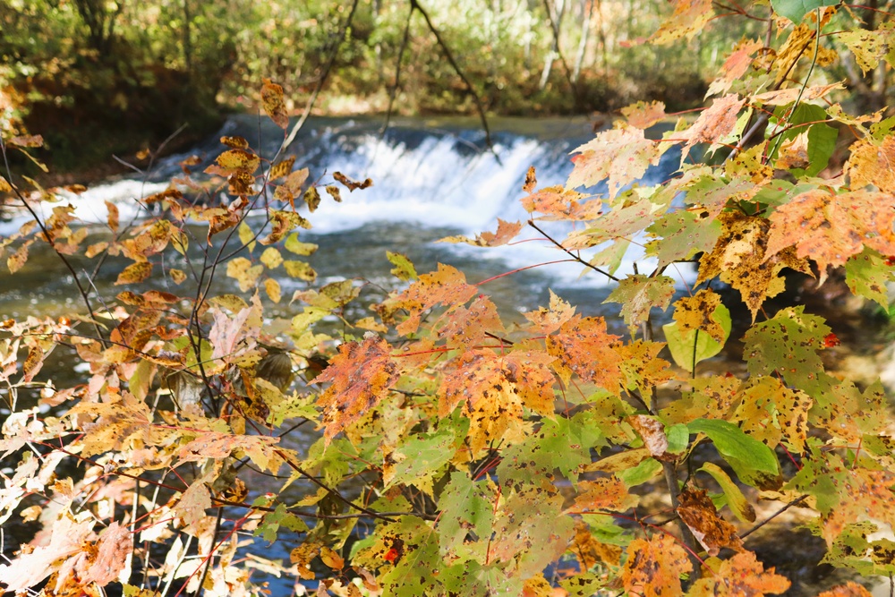 Fort McCoy's Trout Falls in Pine View Recreation Area