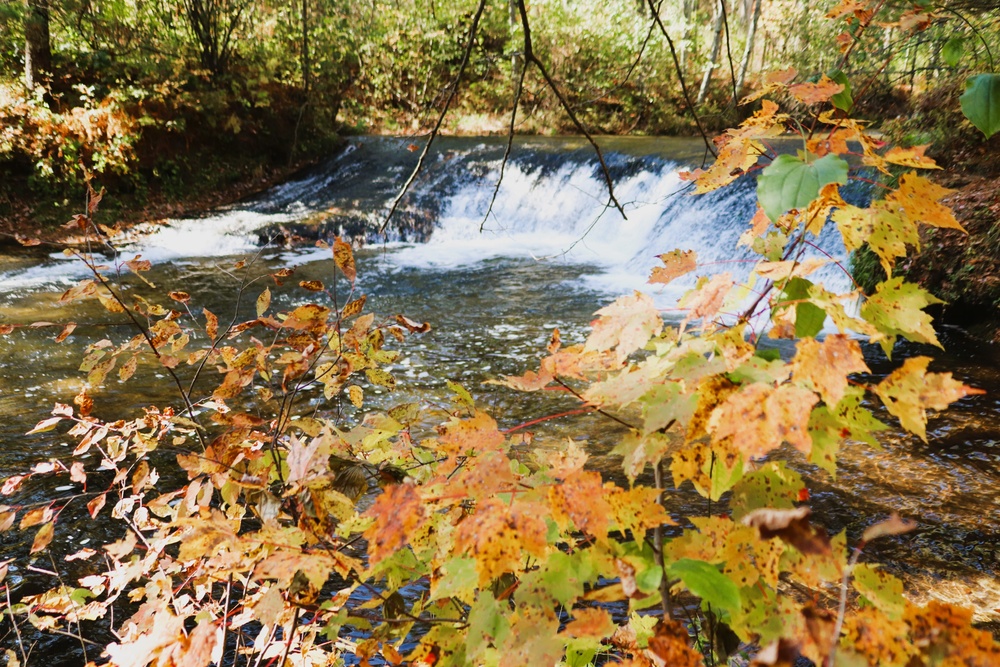 Fort McCoy's Trout Falls in Pine View Recreation Area