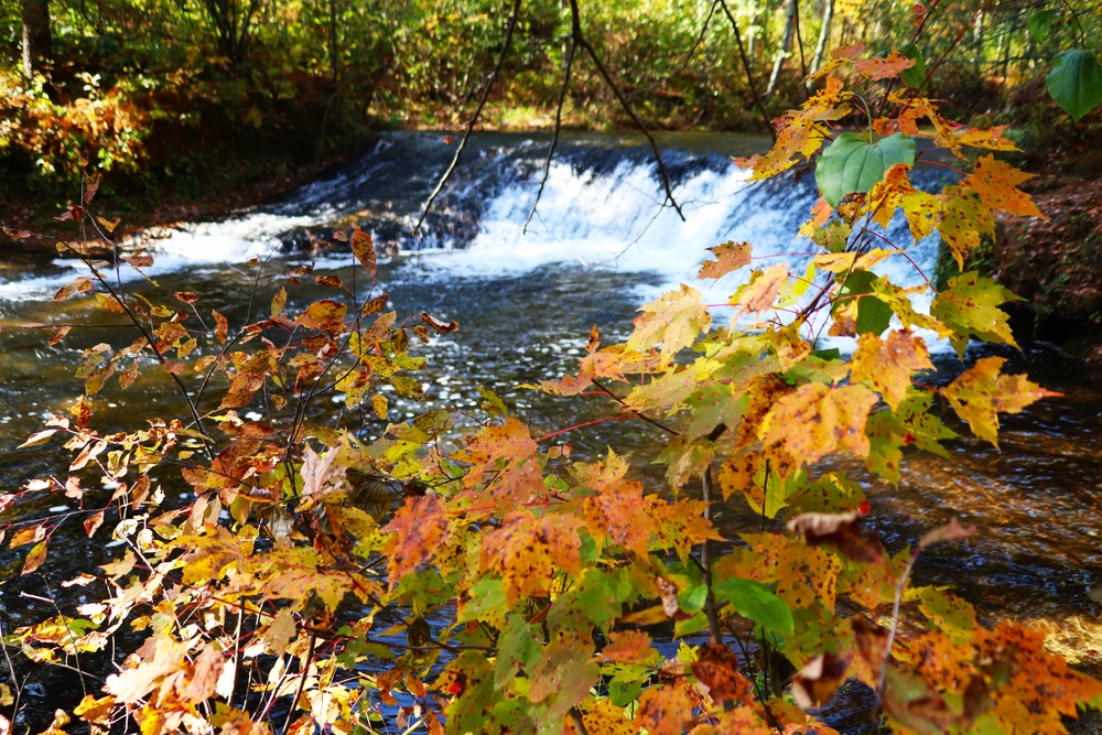 Fort McCoy's Trout Falls in Pine View Recreation Area