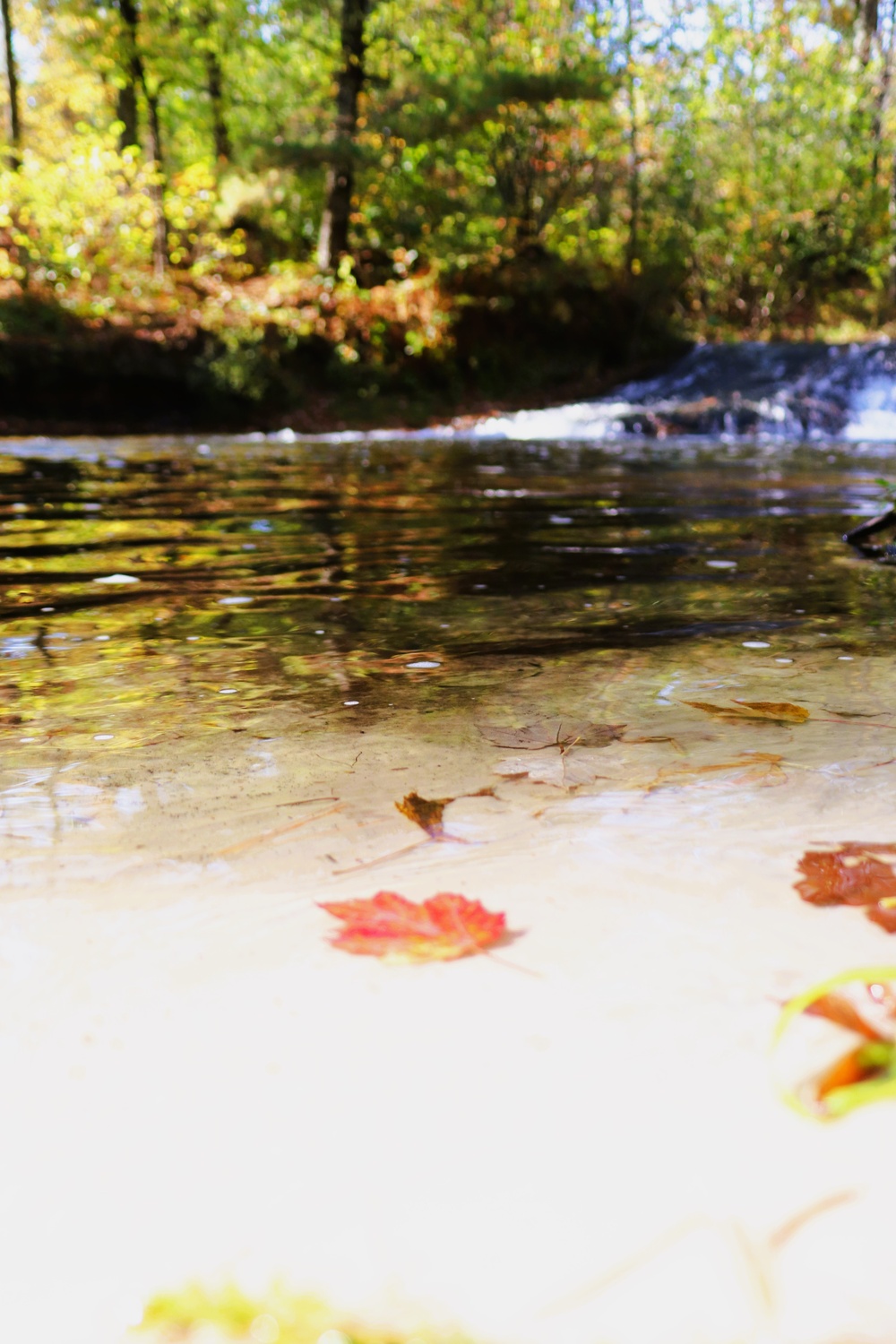 Fort McCoy's Trout Falls in Pine View Recreation Area