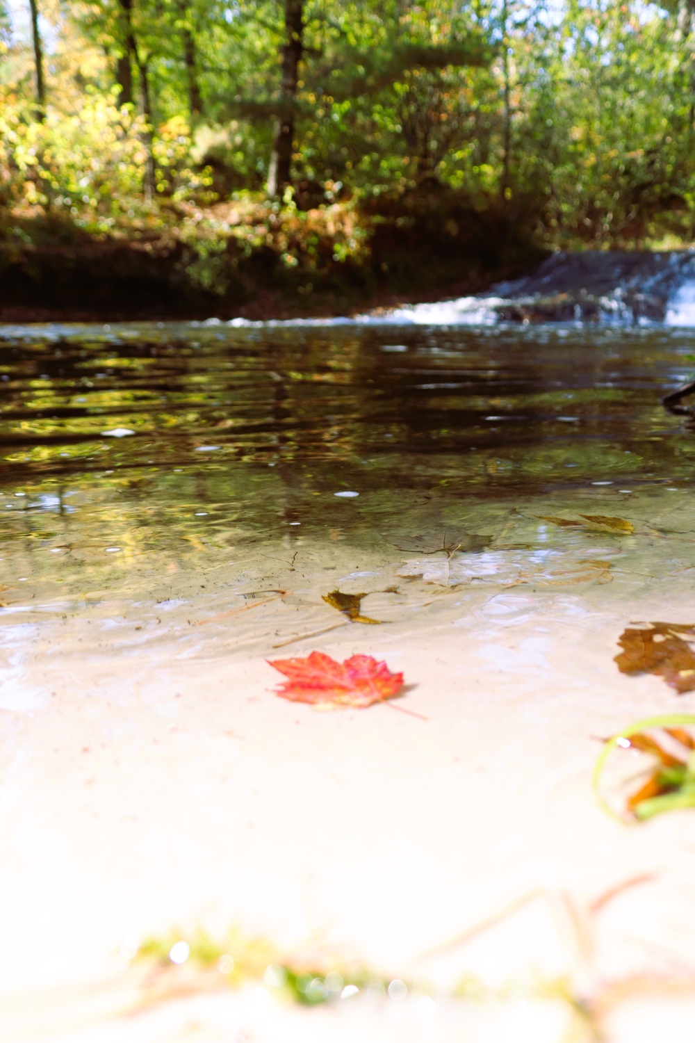 Fort McCoy's Trout Falls in Pine View Recreation Area