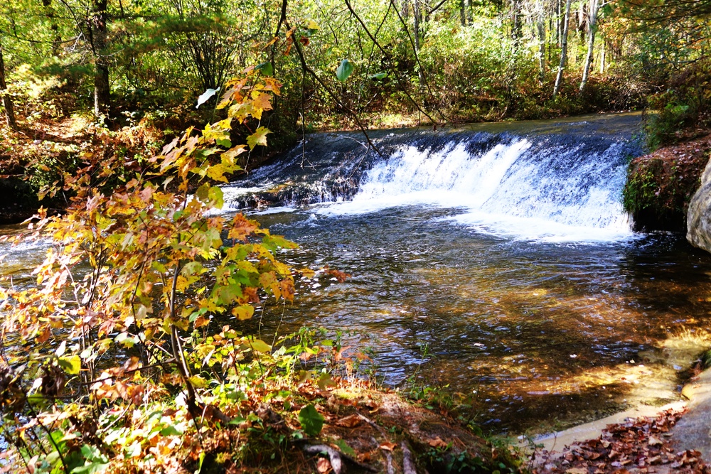 Fort McCoy's Trout Falls in Pine View Recreation Area