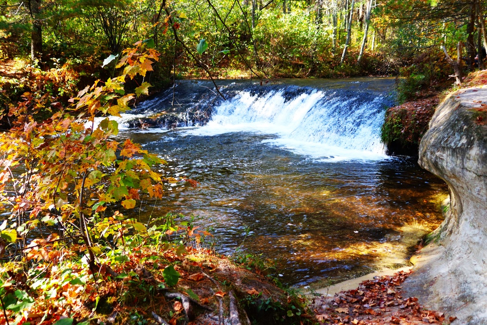 Fort McCoy's Trout Falls in Pine View Recreation Area