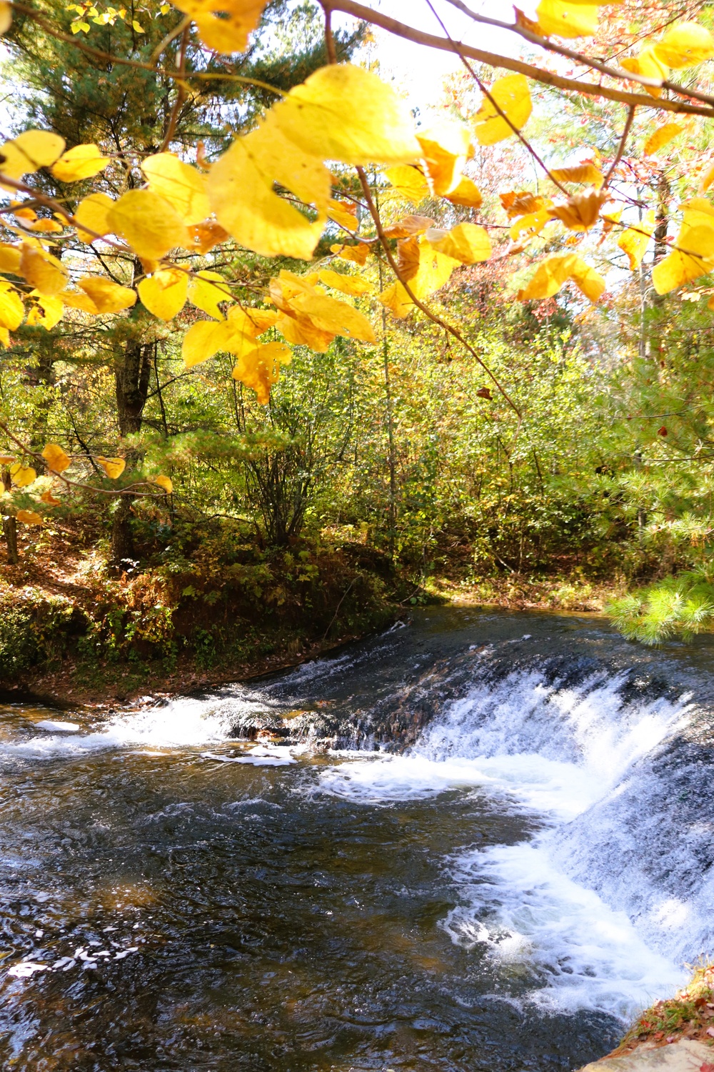 Fort McCoy's Trout Falls in Pine View Recreation Area