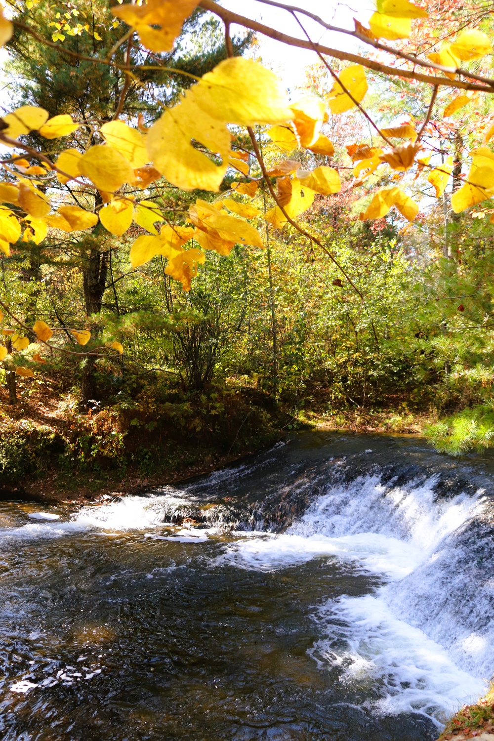 Fort McCoy's Trout Falls in Pine View Recreation Area