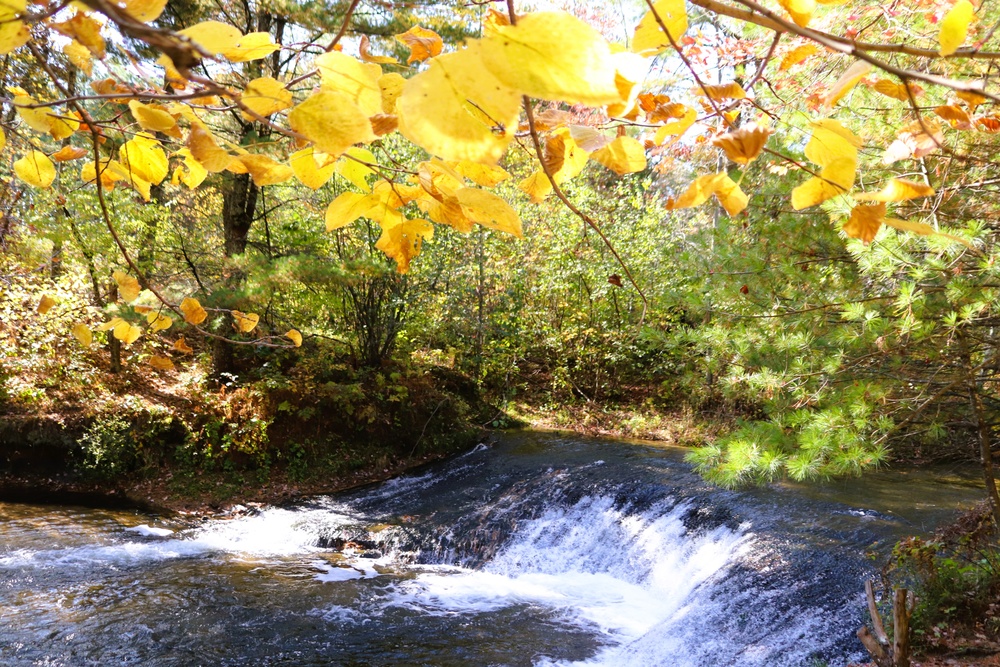 Fort McCoy's Trout Falls in Pine View Recreation Area