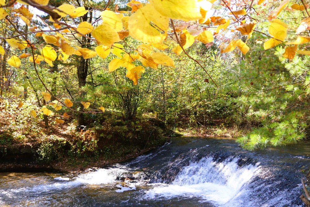 Fort McCoy's Trout Falls in Pine View Recreation Area