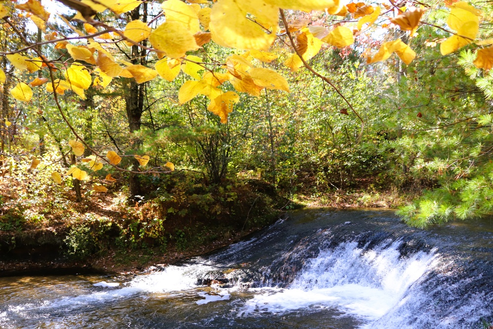 Fort McCoy's Trout Falls in Pine View Recreation Area