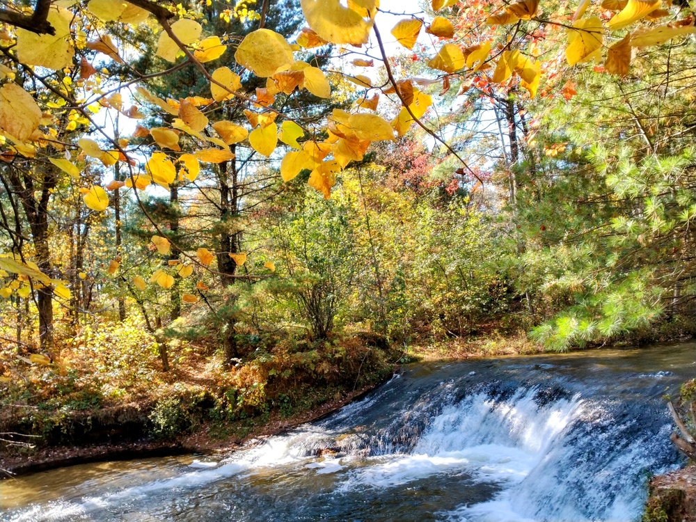 Fort McCoy's Trout Falls in Pine View Recreation Area