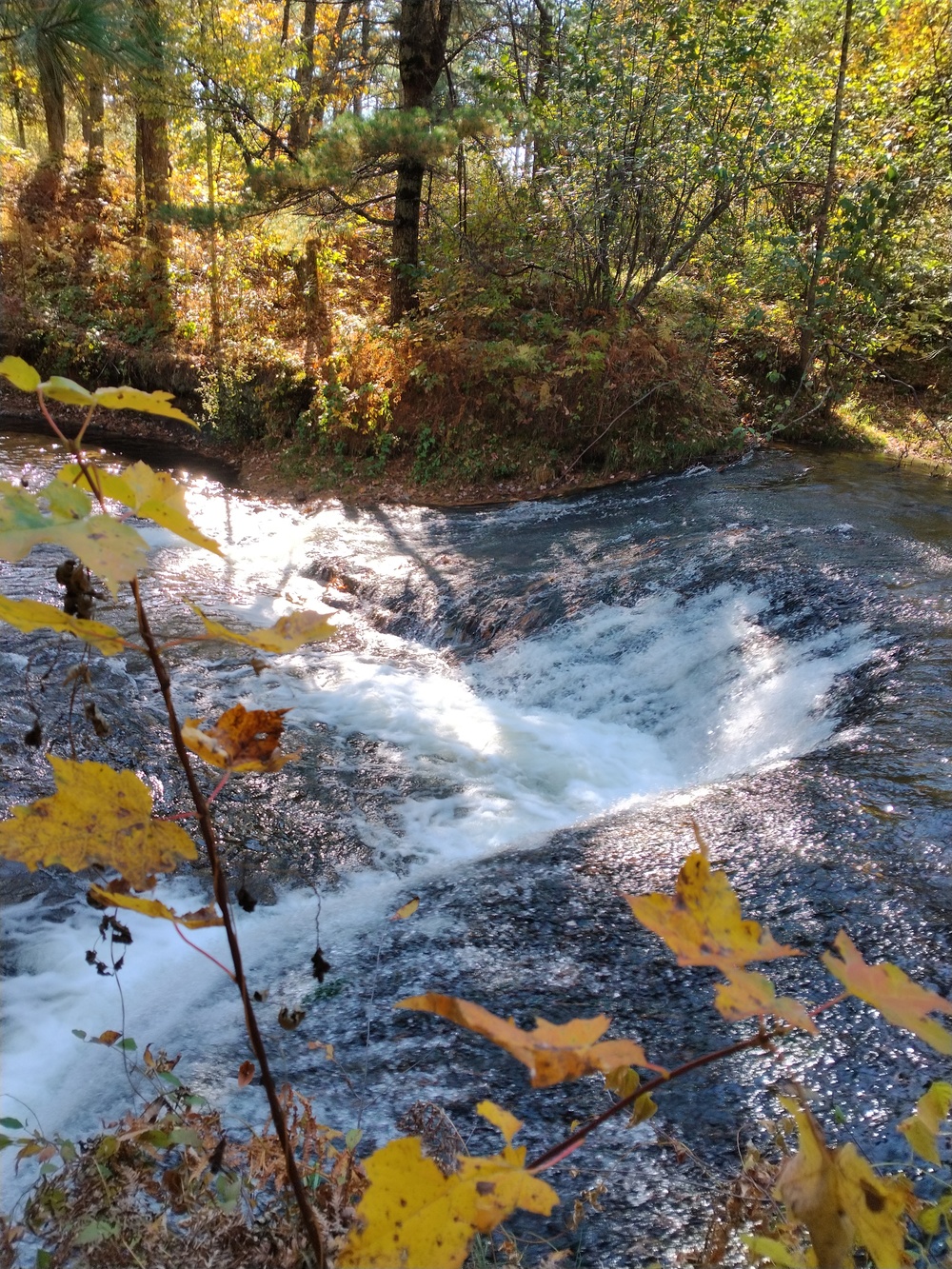 Fort McCoy's Trout Falls in Pine View Recreation Area