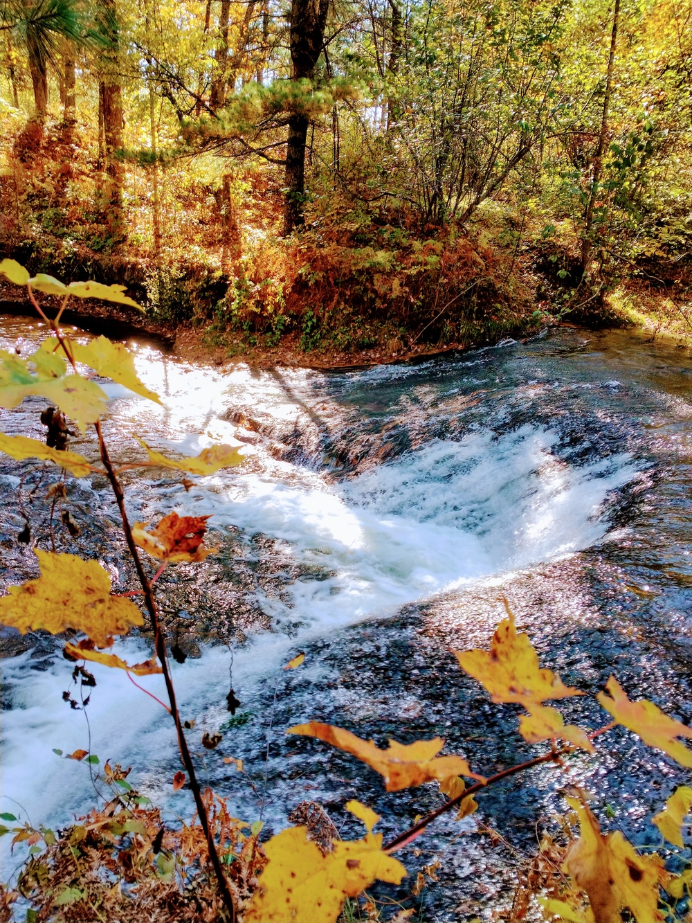 Fort McCoy's Trout Falls in Pine View Recreation Area