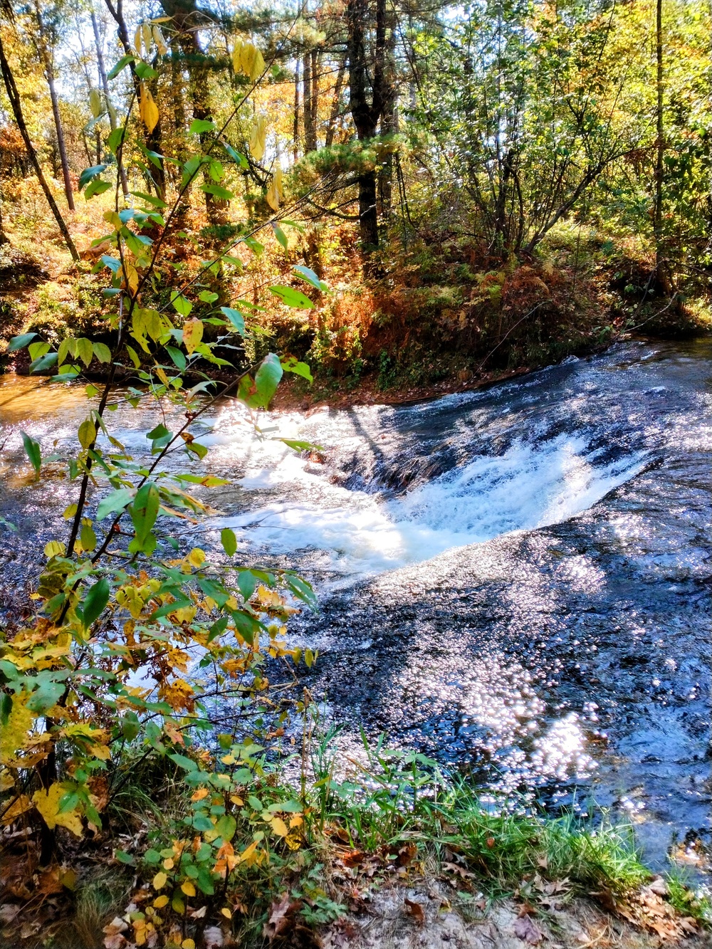 Fort McCoy's Trout Falls in Pine View Recreation Area