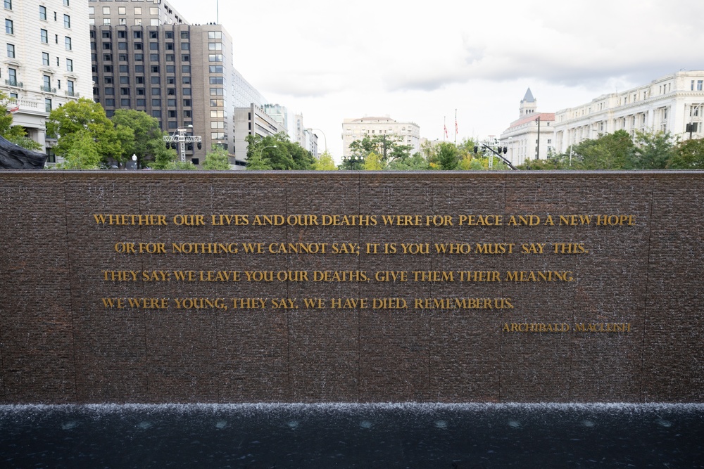 WWI Memorial Illumination Ceremony