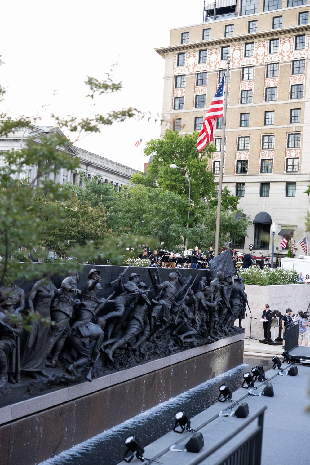WWI Memorial Illumination Ceremony