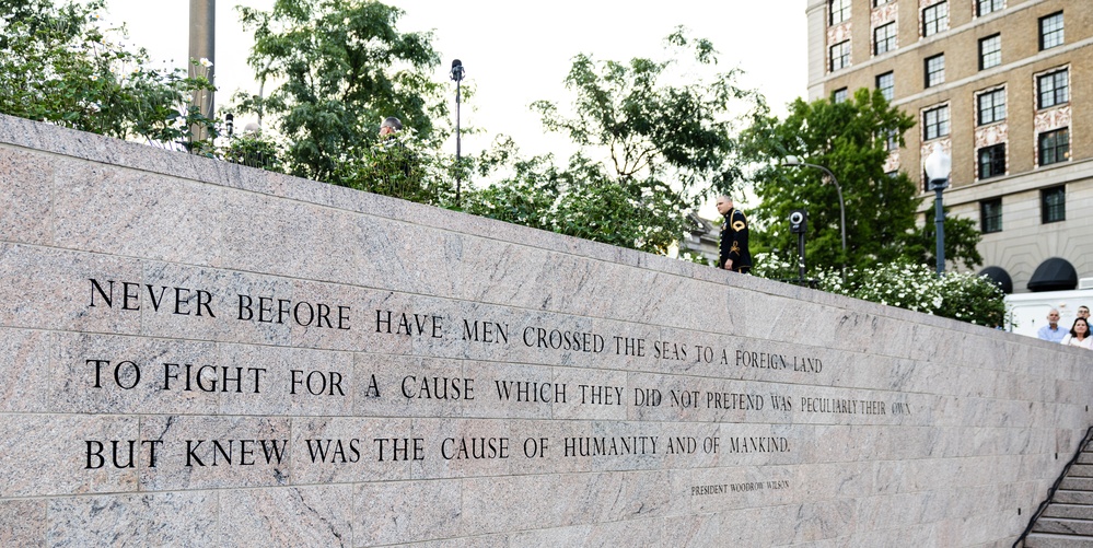 WWI Memorial Illumination Ceremony