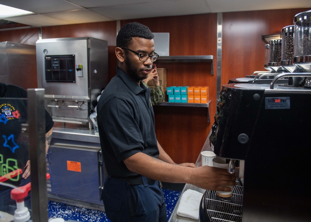 USS Makin Island Ocho Cafe Re-Opening
