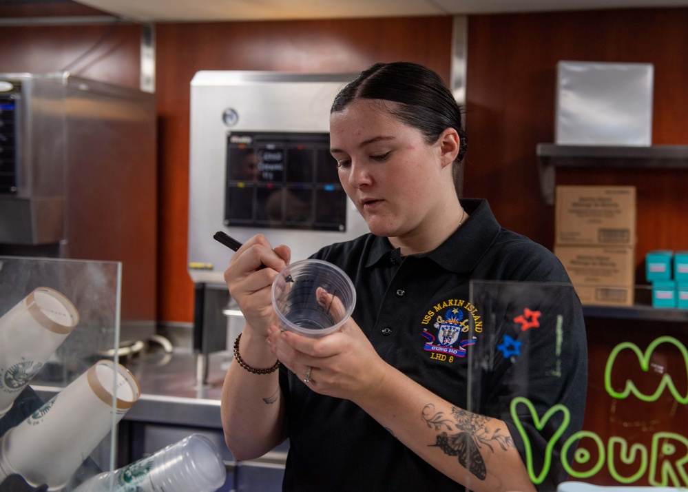 USS Makin Island Ocho Cafe Re-Opening