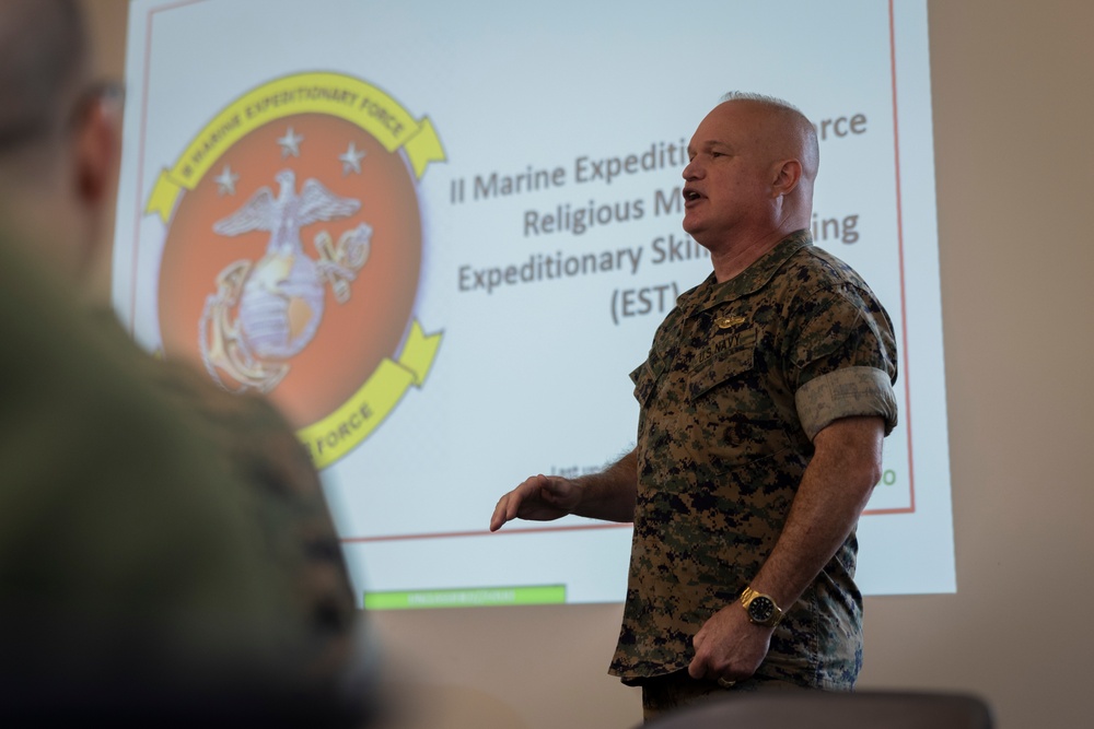 II MEF Religious Ministry Expeditionary Skills Training