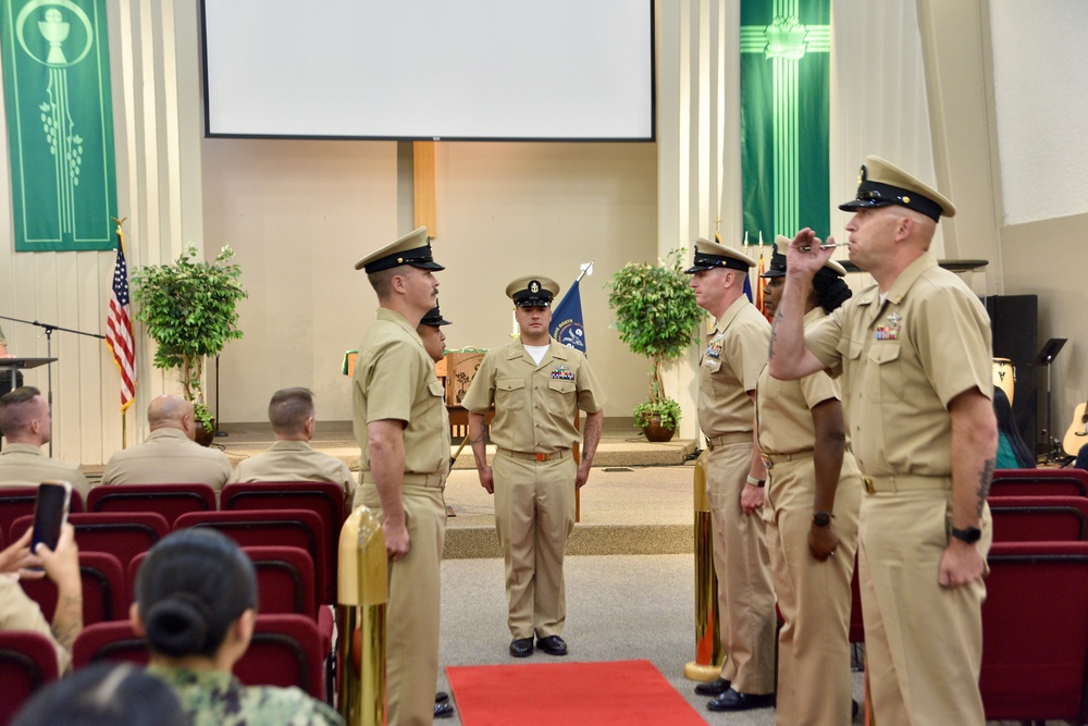 Newly pinned chiefs at NMRTC Twentynine Palms reflect on the journey to earning their anchors