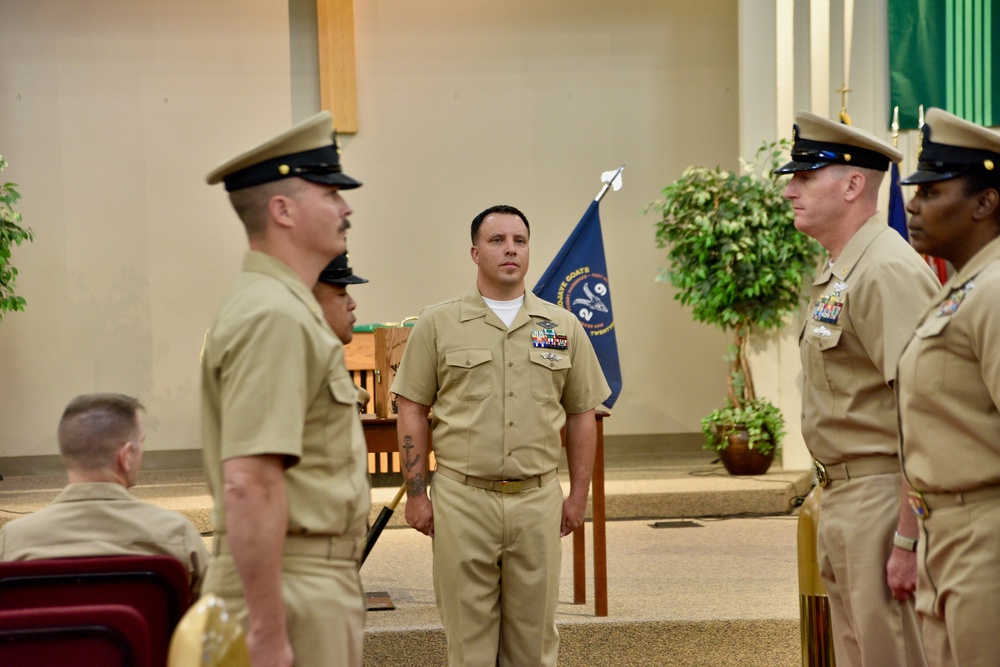 Newly pinned chiefs at NMRTC Twentynine Palms reflect on the journey to earning their anchors