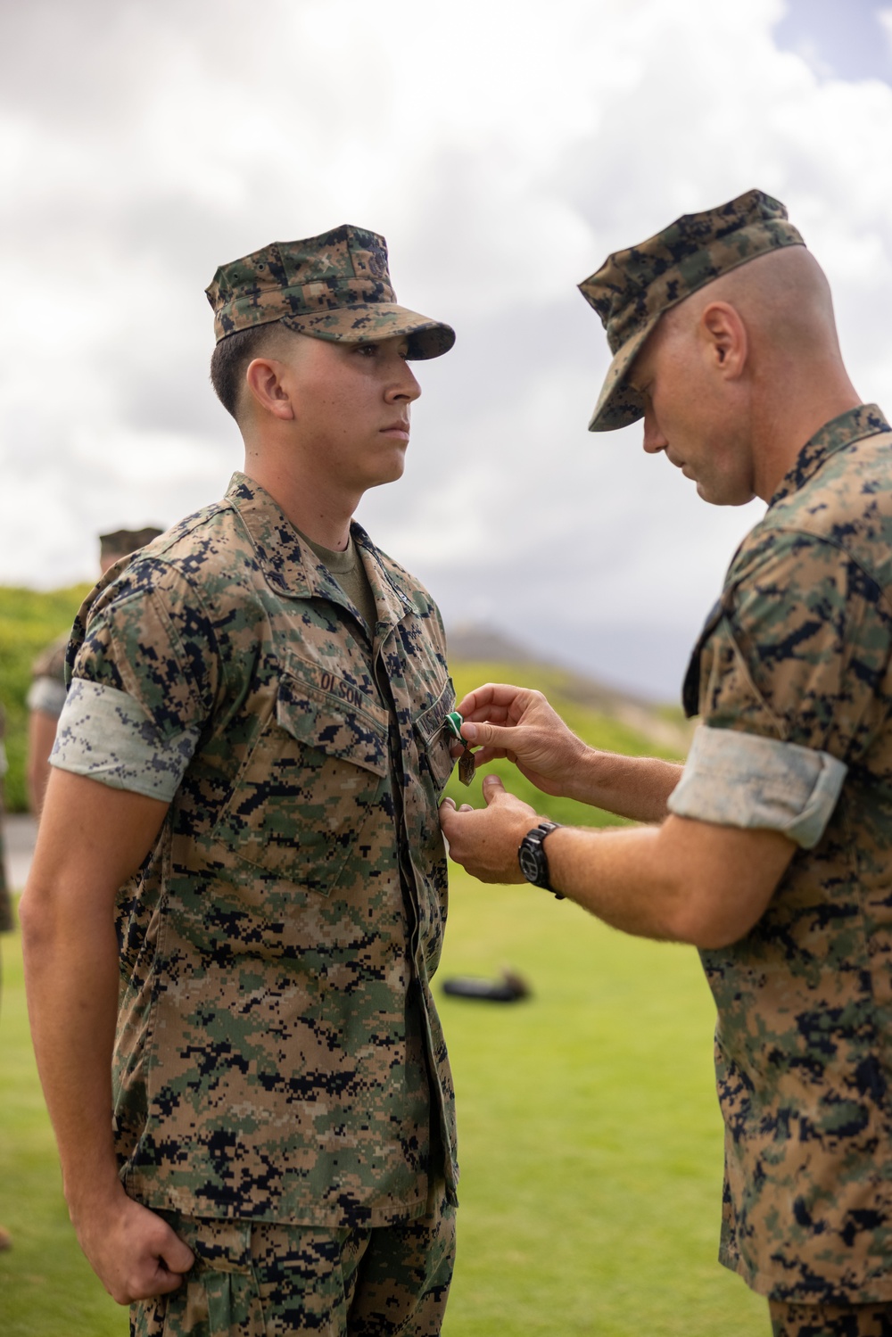 Cpl. Olson’s meritorious promotion and award ceremony