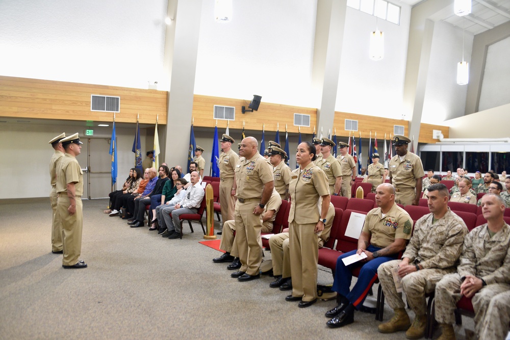 Newly pinned chiefs at NMRTC Twentynine Palms reflect on the journey to earning their anchors