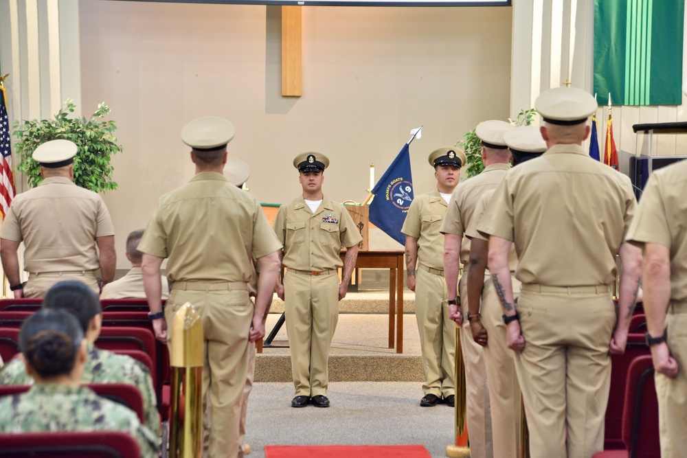 Newly pinned chiefs at NMRTC Twentynine Palms reflect on the journey to earning their anchors