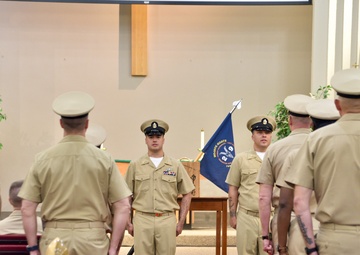 Newly pinned chiefs at NMRTC Twentynine Palms reflect on the journey to earning their anchors