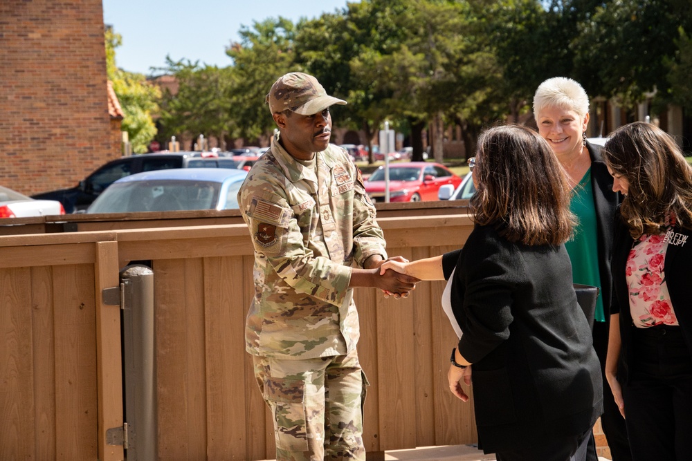 AETC Commander Visits Sheppard AFB