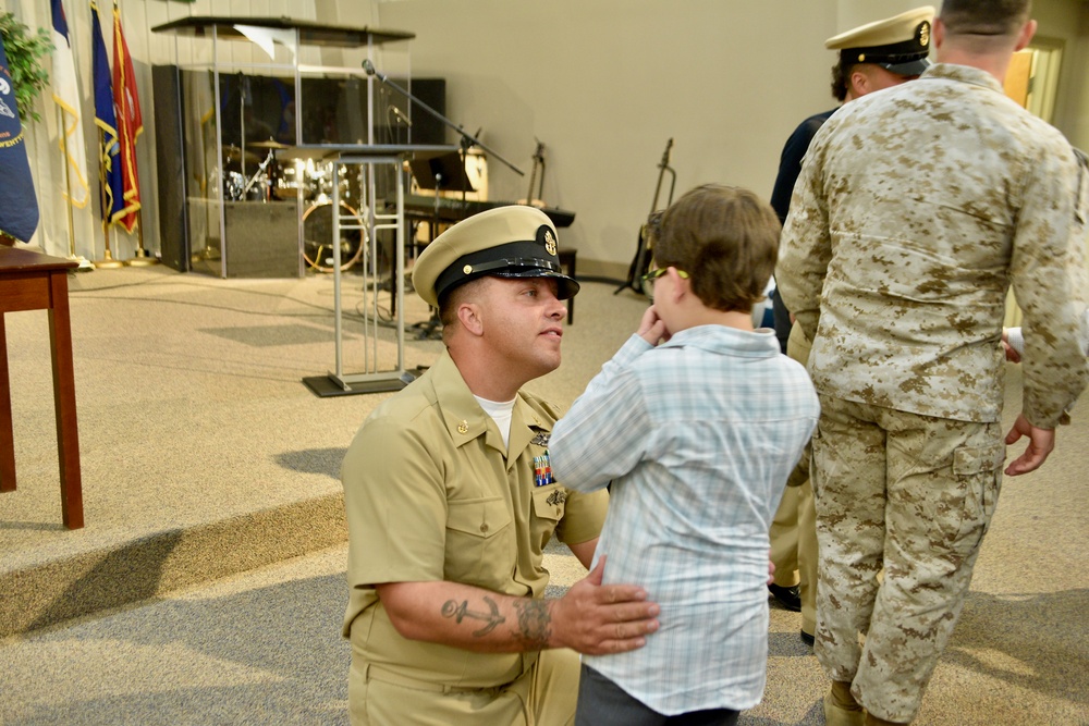 Newly pinned chiefs at NMRTC Twentynine Palms reflect on the journey to earning their anchors