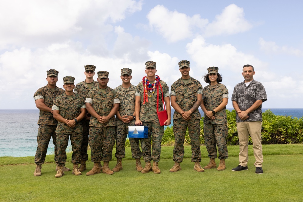 Cpl. Olson’s meritorious promotion and award ceremony