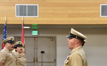 Newly pinned chiefs at NMRTC Twentynine Palms reflect on the journey to earning their anchors