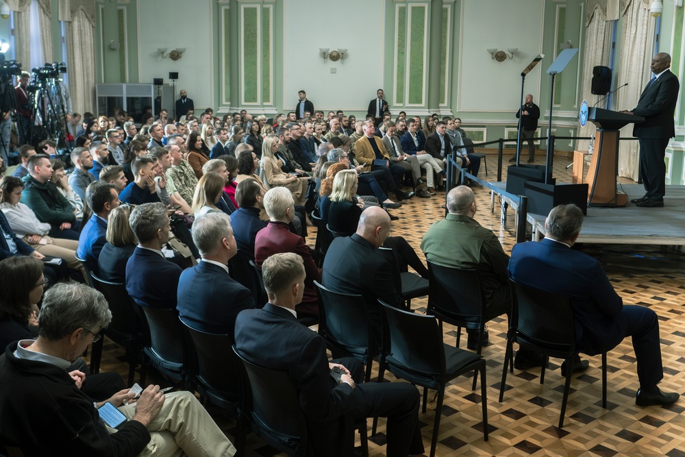 SECDEF Visit to Kyiv, Ukraine