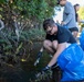 Navy Volunteers Clean Bike Path for Laulima Navy