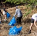 Navy Volunteers Clean Bike Path for Laulima Navy