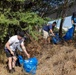 Navy Volunteers Clean Bike Path for Laulima Navy