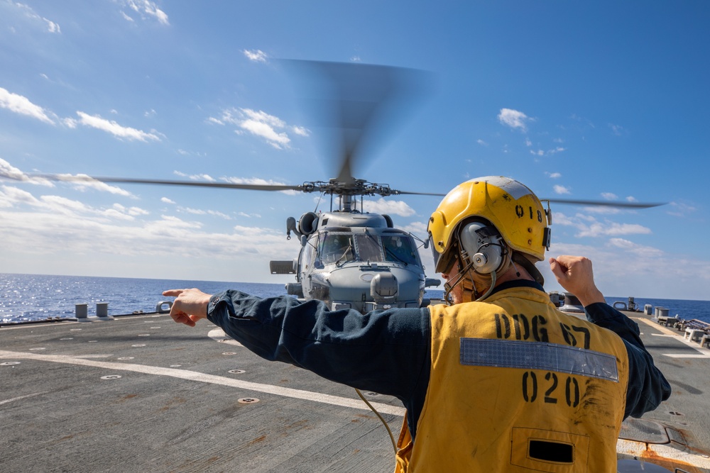 Flight Quarters aboard the USS Cole