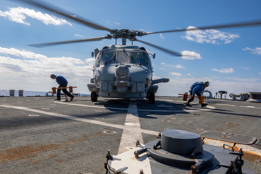 Flight Quarters aboard the USS Cole
