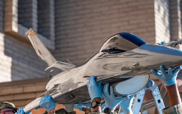 Hellion Reborn: Restored F-16 Display Honors 944th FW Legacy, Future