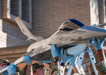 Hellion Reborn: Restored F-16 Display Honors 944th FW Legacy, Future