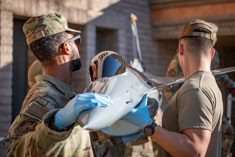 Hellion Reborn: Restored F-16 Display Honors 944th FW Legacy, Future