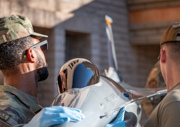 Hellion Reborn: Restored F-16 Display Honors 944th FW Legacy, Future