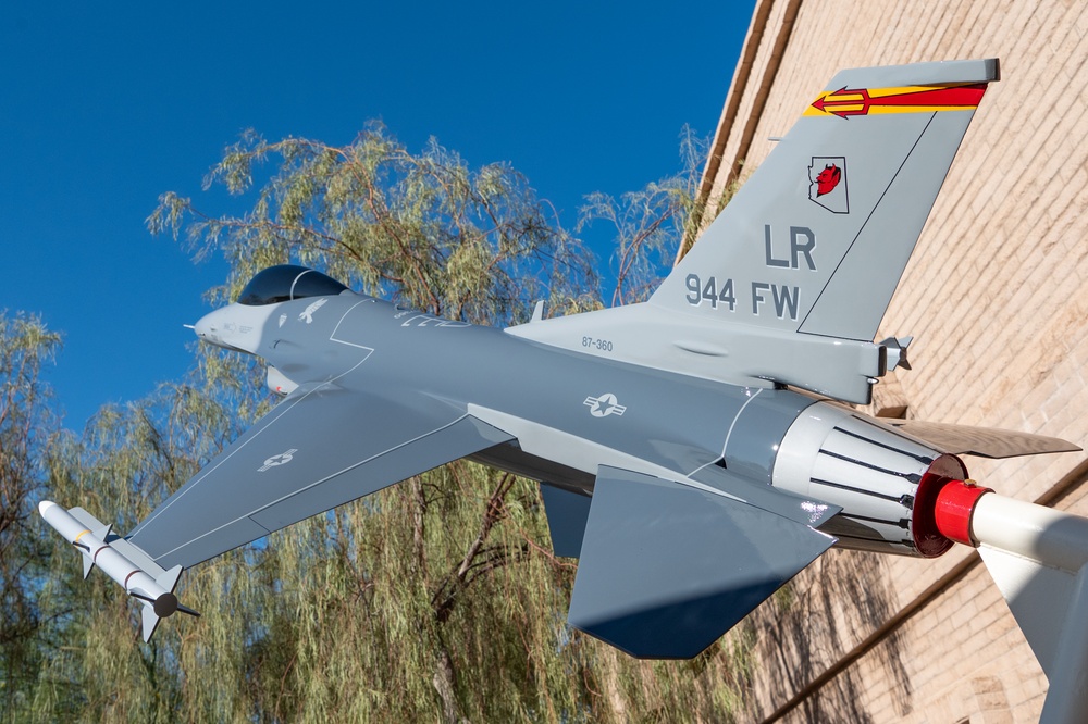 Hellion Reborn: Restored F-16 Display Honors 944th FW Legacy, Future