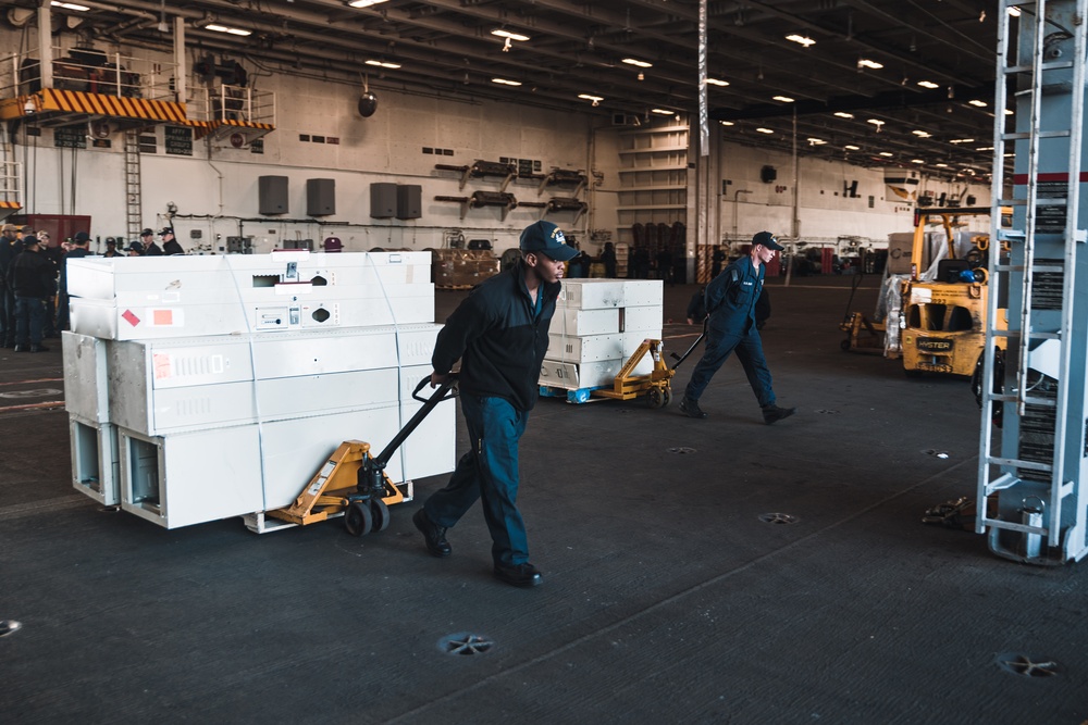 USS Ronald Reagan (CVN 76) prepares for INSURV