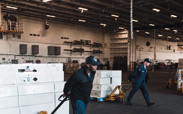 USS Ronald Reagan (CVN 76) prepares for INSURV