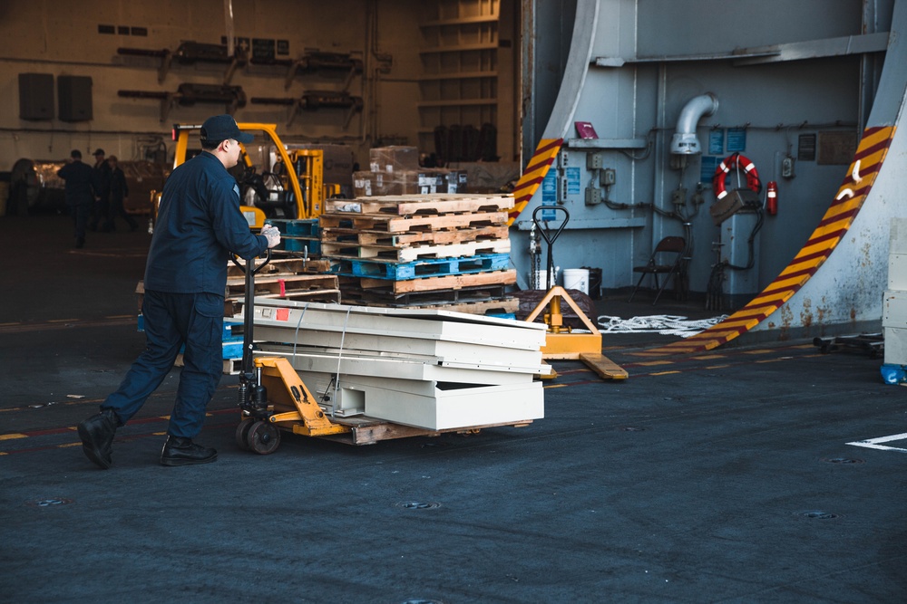 USS Ronald Reagan (CVN 76) prepares for INSURV