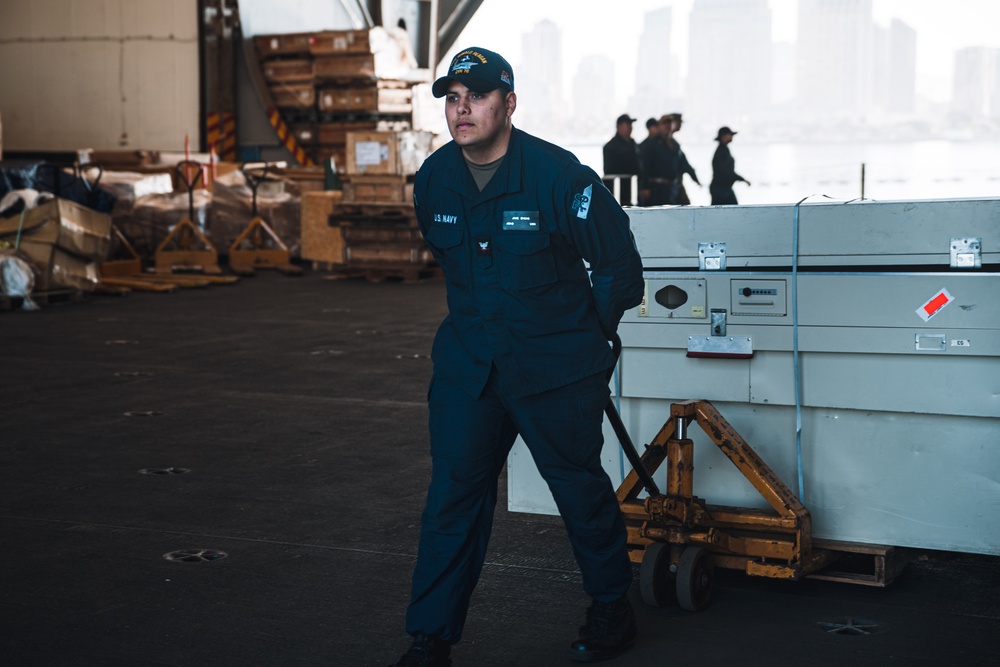 USS Ronald Reagan (CVN 76) prepares for INSURV