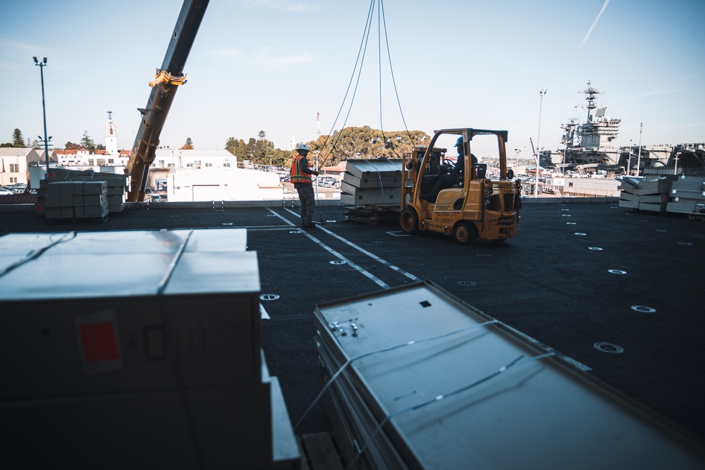 USS Ronald Reagan (CVN 76) prepares for INSURV