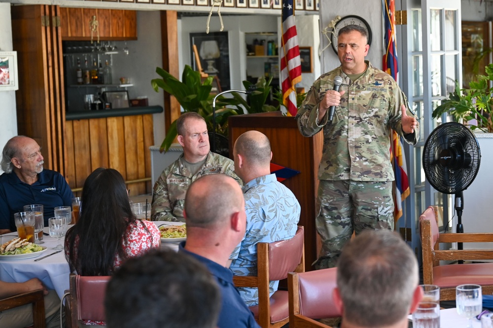 U.S. Space Force commander speaks at Air Force Civilian Advisory Council luncheon