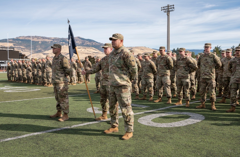 Oregon Guard's 1-186th Infantry Regiment mobilized for peacekeeping mission in Egypt